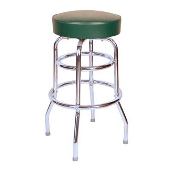 Richardson Seating Corp Richardson Seating Corp 1952GRN 1952- 30 in. Floridian Swivel Bar Stool; Green - Chrome 1952GRN - main